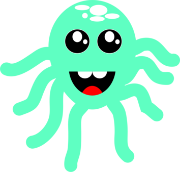 Octopus Drawing Visual Arts Silhouette Line Art - Icon (354x340)