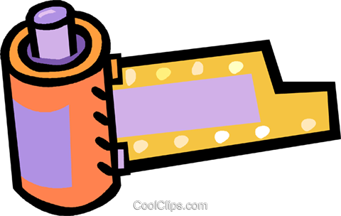 Camera Film Royalty Free Vector Clip Art Illustration - Illustration (480x304)