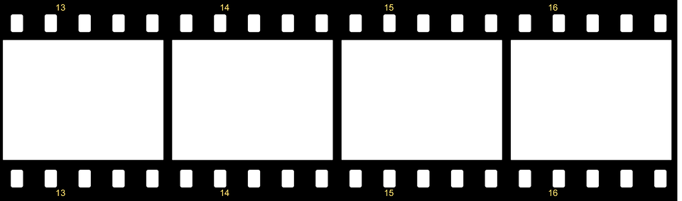 Photo Film Png - Film Strip Png (960x283)
