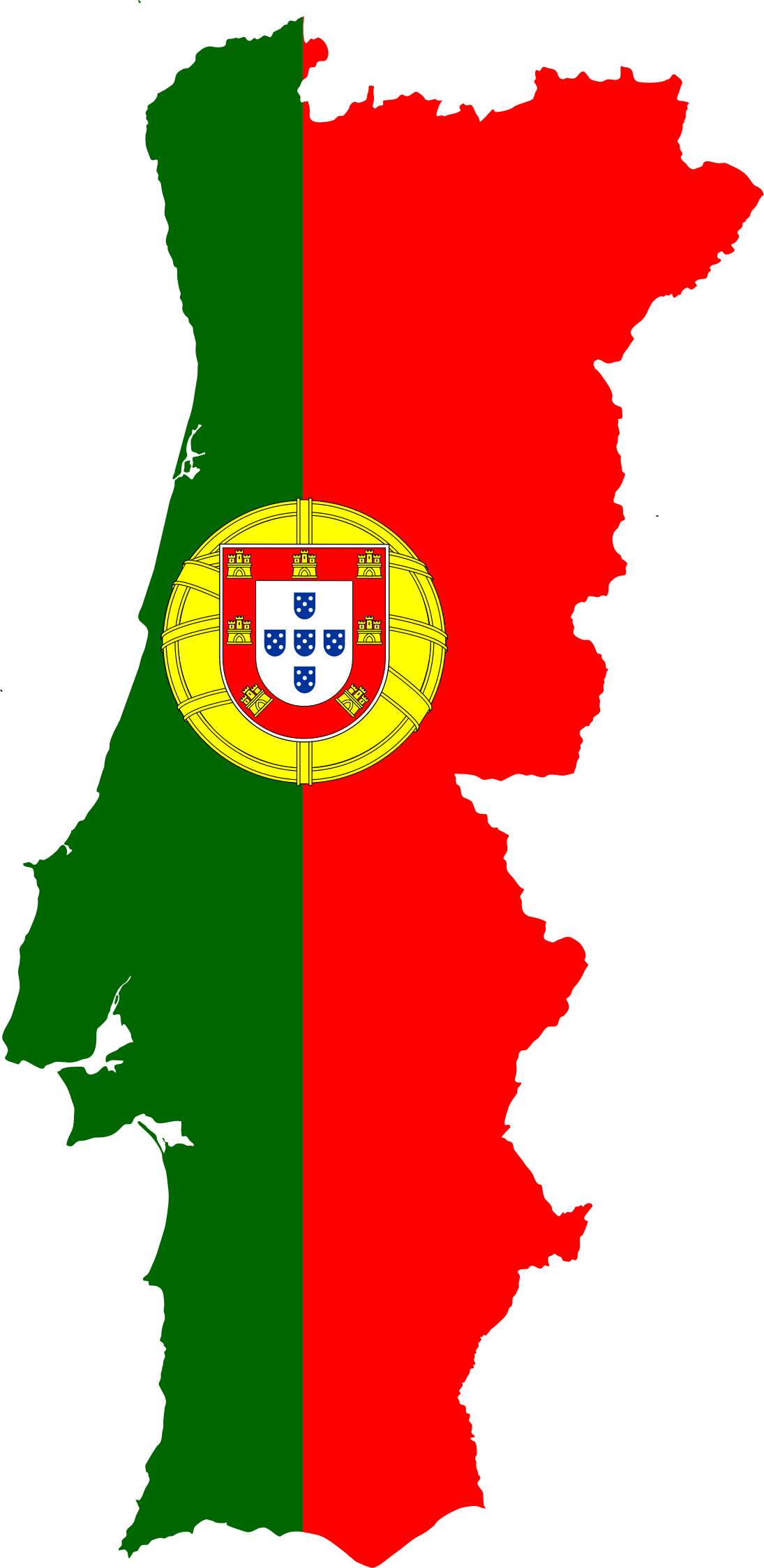 Flag Of Portugal National Flag Map - Custom Cornhole Boards Country Flags Cornhole Game (1095x2246)