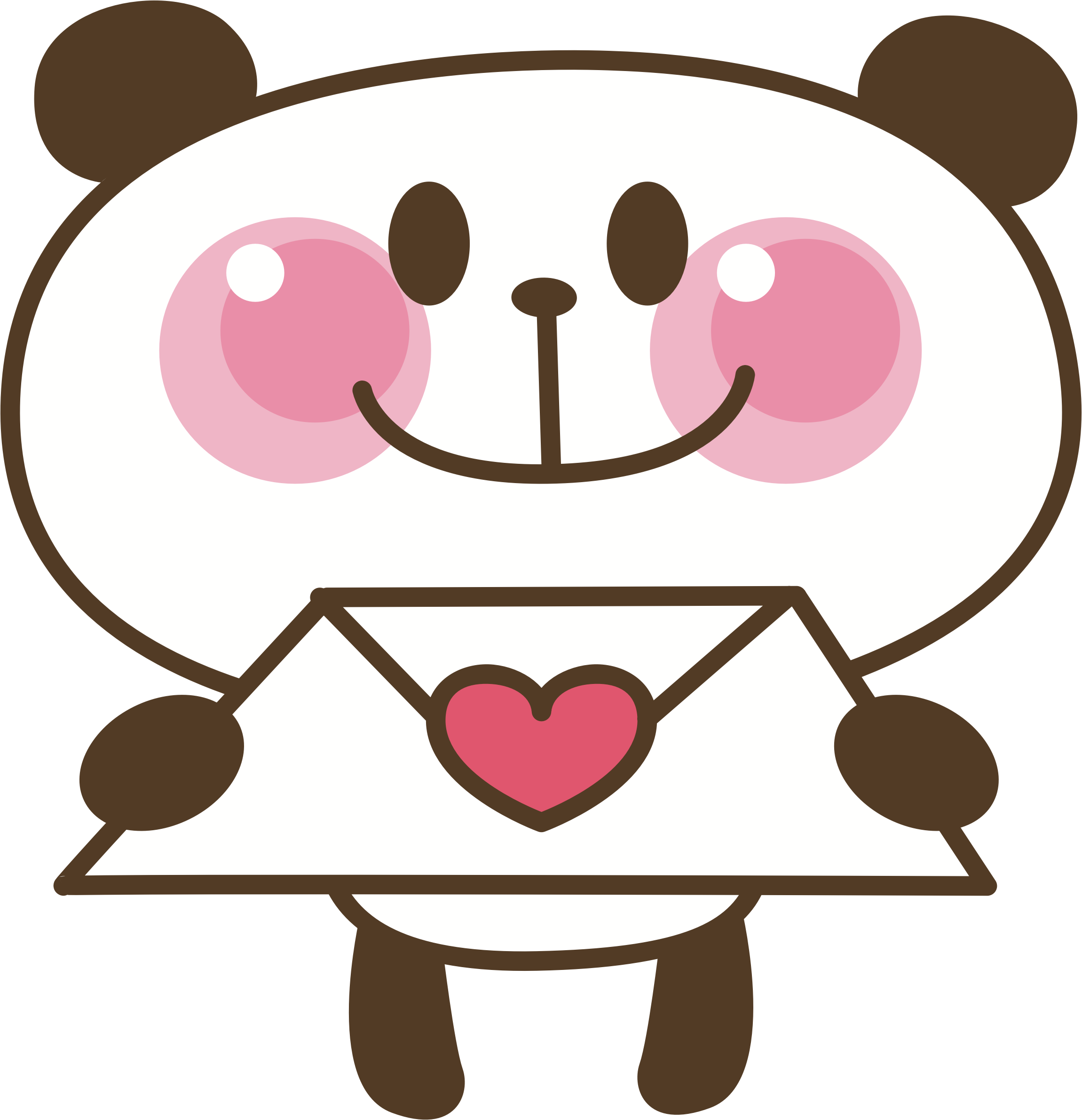 Big Image - Love Letter Clip Art (2301x2381)