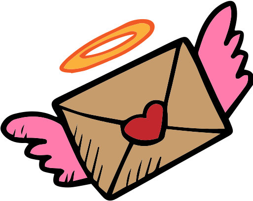 Love Letter Png File - Envelope Icon Png Cute (512x512)