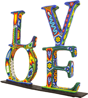 Huichol Love Letters - Love (400x400)