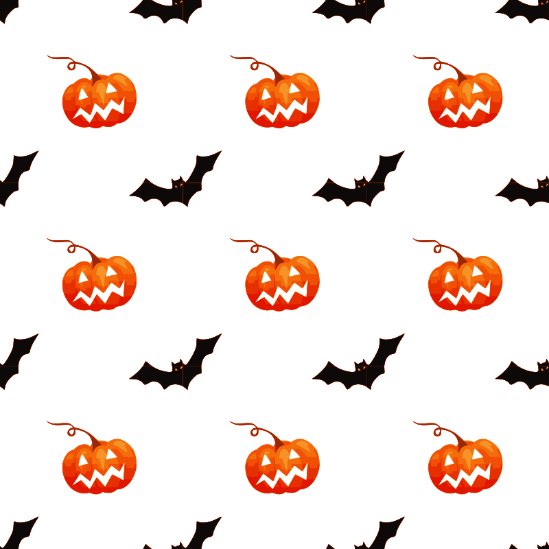 Halloween Pattern Png Clipart Halloween Clip Art - Halloween Bat Images Clip Art (800x800)