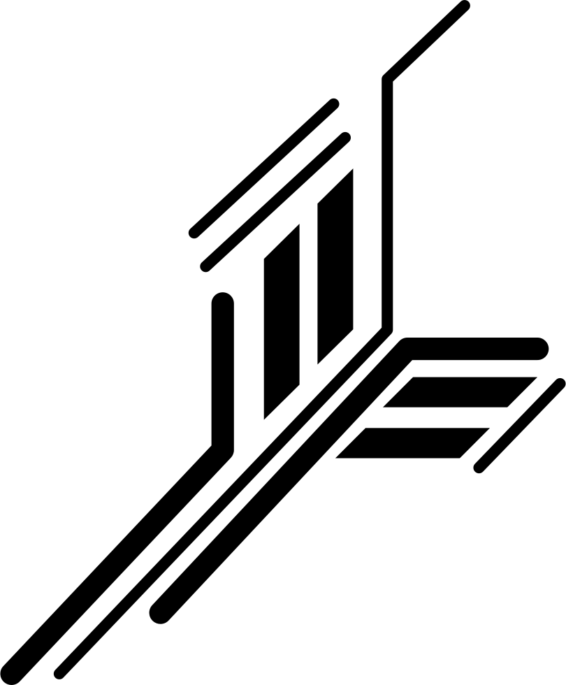Electronic Of Printed Straight - Circuit Line Png (810x980)