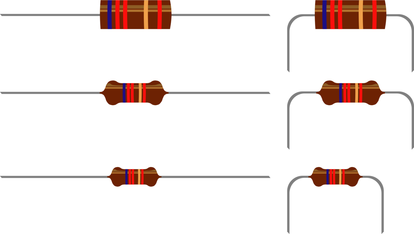 Resistor Electrical Resistance And Conductance Electronics - Resistors Clipart (1325x750)