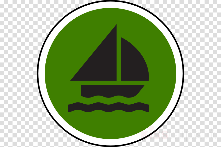 Boat In Green Circle Logo Clipart Sailboat Sailing - Logo Whatsapp Red Vector (900x600)