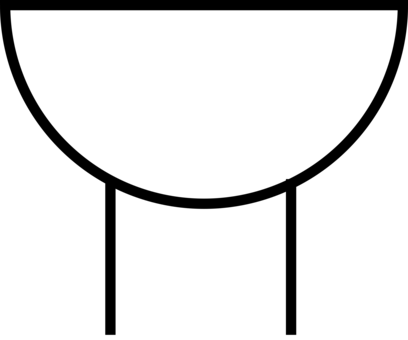 Electronic Symbol Electronic Circuit Buzzer Wiring - Buzzer Circuit Symbol (408x340)