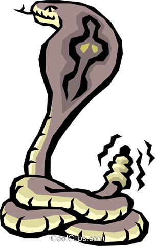 Cobra Livre De Direitos Vetores Clip Art Ilustração - Illustration (303x480)