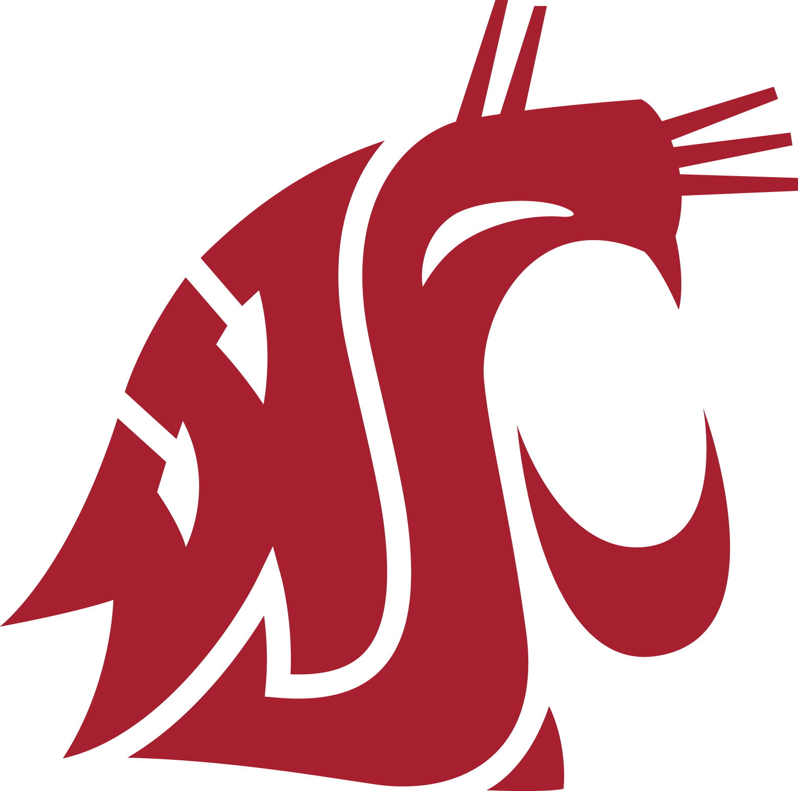 Cougarhead - Washington State University Cougars (1559x1545)