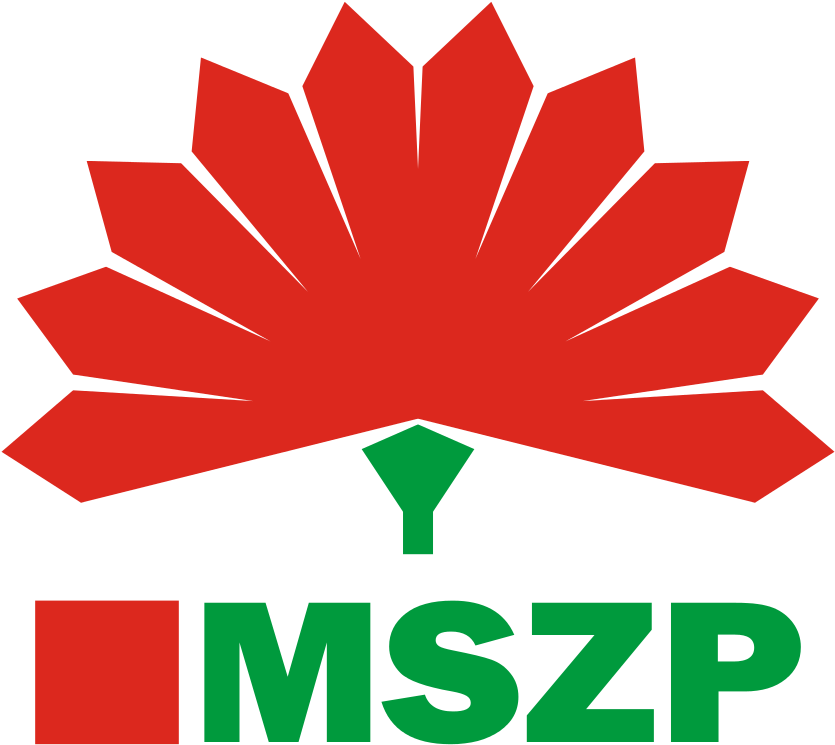 Insignia Hungary Political Party Mszp - Hungarian Socialist Party (858x768)