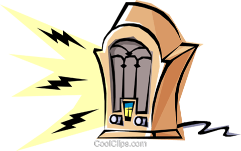 Radio Royalty Free Vector Clip Art Illustration - Radio Royalty Free Vector Clip Art Illustration (480x302)