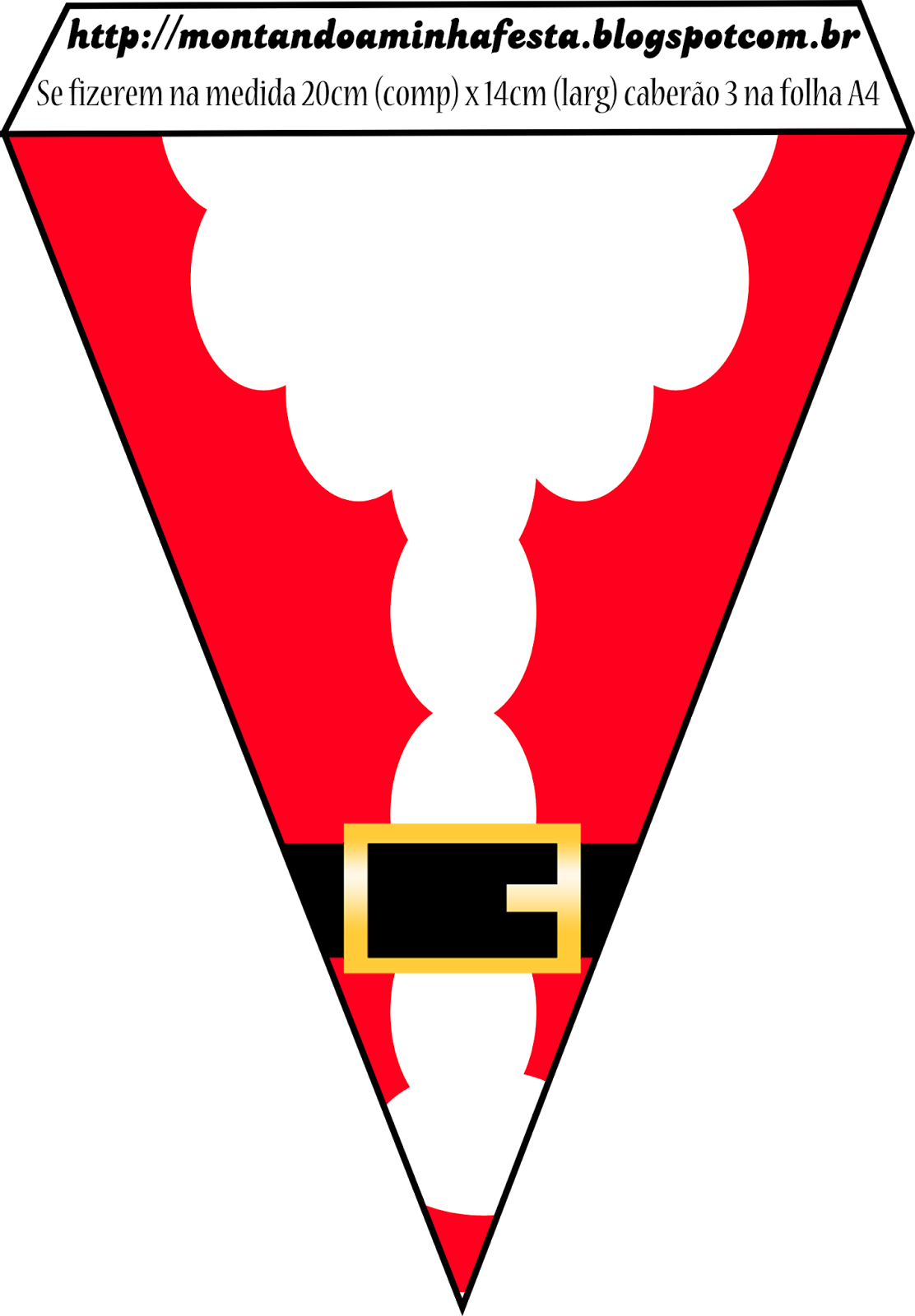 Montando Minha Festa - Bandeirinhas De Natal Para Imprimir (1112x1600)