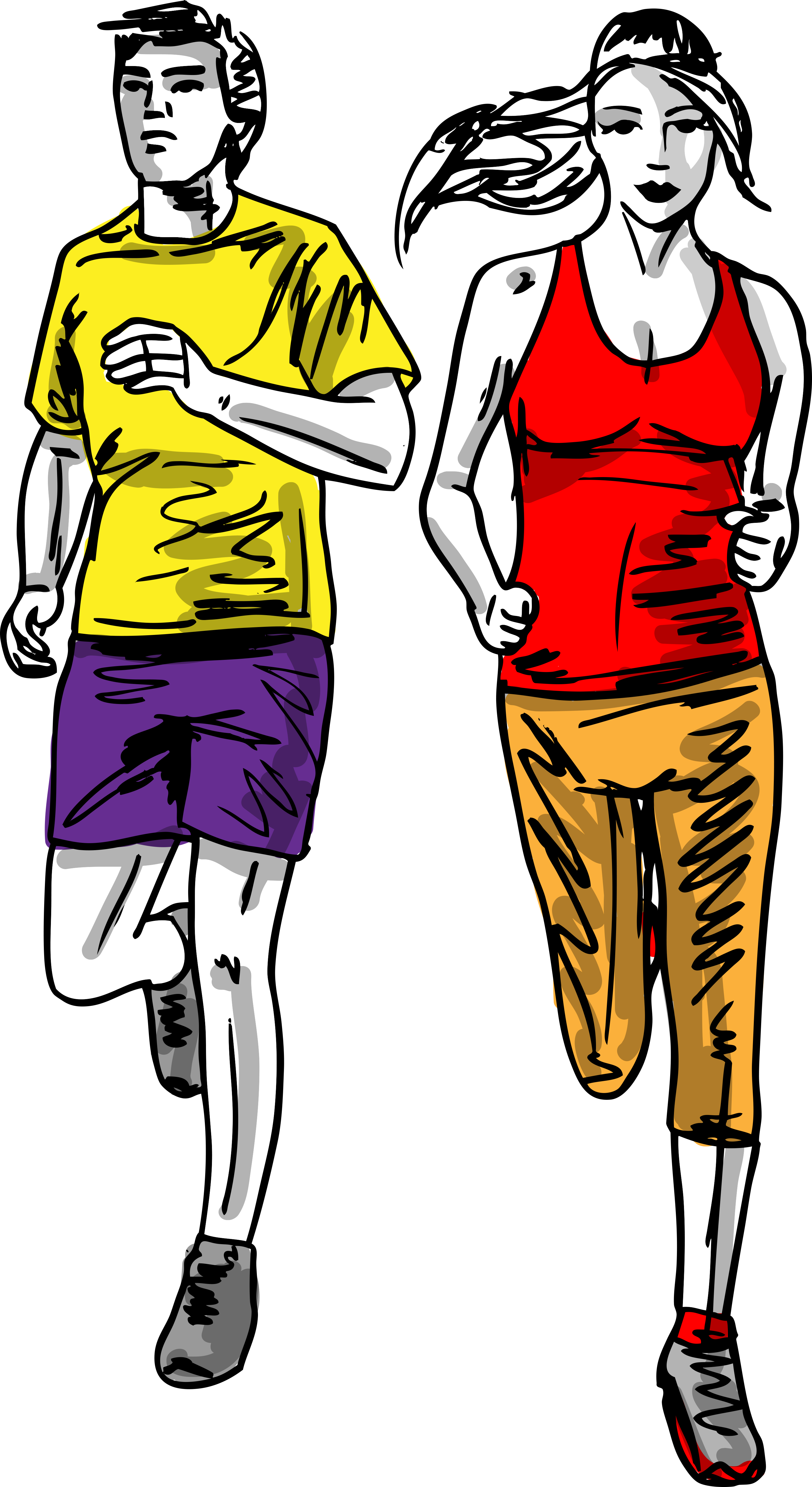 Charity Marathons & More - Marathon Ile Ilgili Cizilen Resimler (3000x5492)