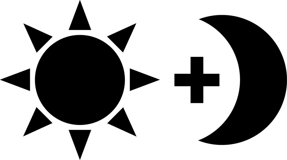 Png Free Library Day And Night Clipart Black And White - Grey Sun Icon Png (1197x667)