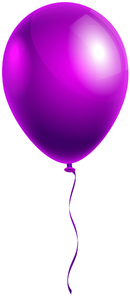 Makati Branch - Purple Balloon Transparent Background (259x600)