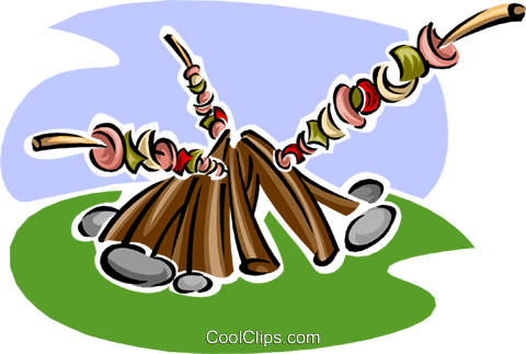 Food And Dining/shish Ka Bob Royalty Free Vector Clip - Food And Dining/shish Ka Bob Royalty Free Vector Clip (480x323)