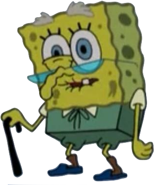 Sponge Bob Kevin - Grandpa Squarepants (341x386)