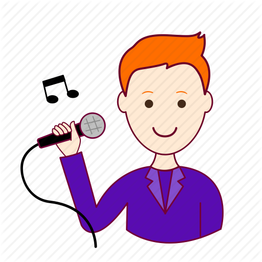 Download Icon Cantor Png Clipart Computer Icons Clip - Professions Singer (512x512)