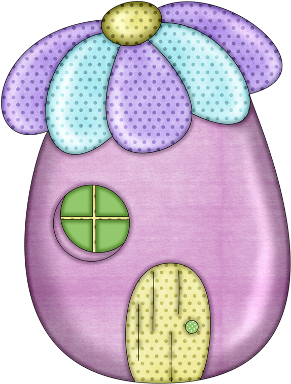 B *✿* My Secret Garden, Fairy Land, Fairy Houses, - Illustration (636x800)