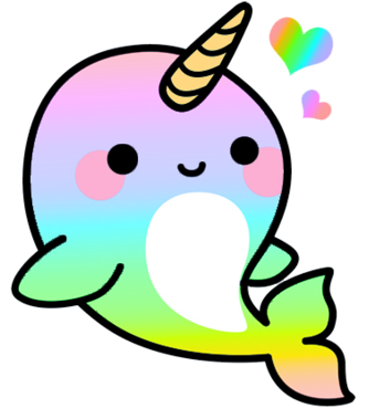 Wednesday @wednesday@elekk - Xyz - Kawaii Narwhal (400x400)