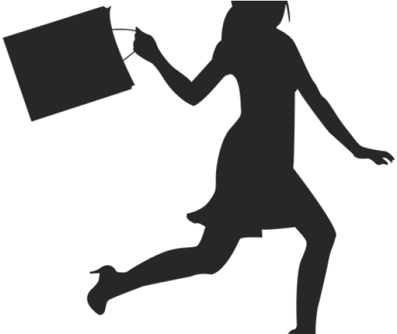 Shopping Bag Clipart Shopping Woman - Black Friday (640x480)