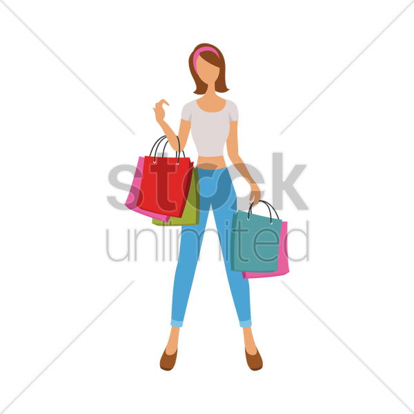 Free Download Vector Graphics Clipart Clip Art - Shopping (600x600)