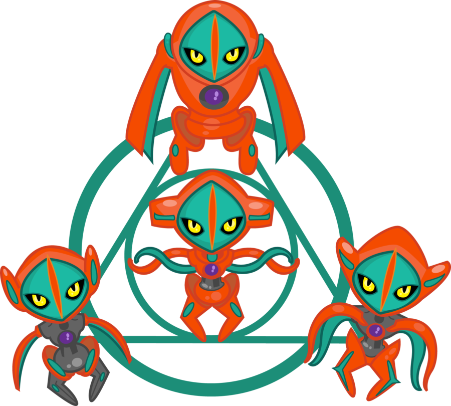 Carrot Clipart Bunch - Pokemon Deoxys Chibi (900x810)