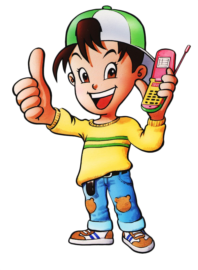 Image Freeuse Library Cellphone Clipart Drawing - Mobile Cartoon In Hand (746x1024)
