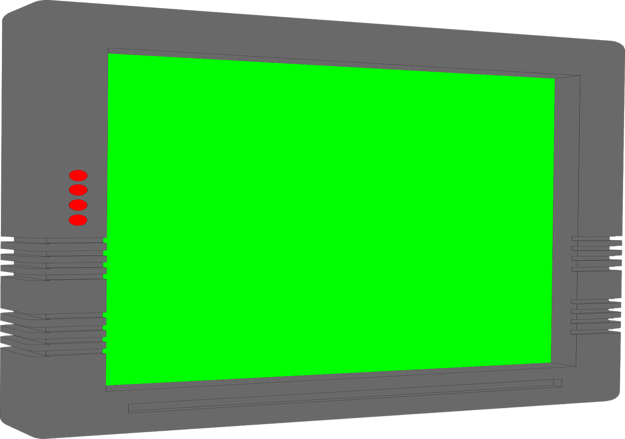 Black And White Library Green Svg Cartoon Free - Green (1280x899)