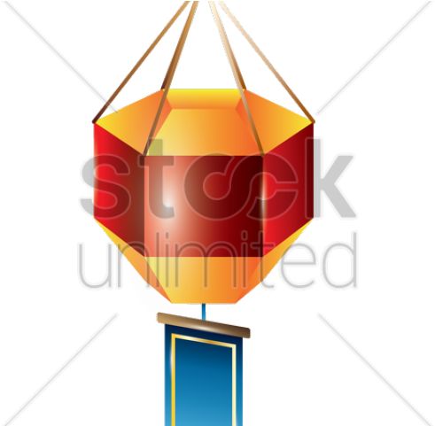 Korean Clipart Lantern - Stock Illustration (640x480)