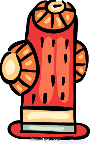 Fire Hydrants Royalty Free Vector Clip Art Illustration - Fire Hydrants Royalty Free Vector Clip Art Illustration (301x480)