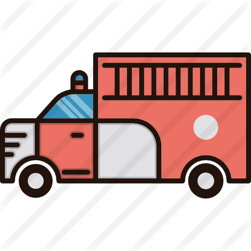 Fire Truck Free Icon - Fire Engine (512x512)
