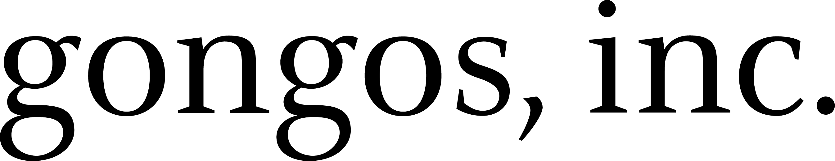 Gongos, Inc - Black - Gongos Logo (2690x521)
