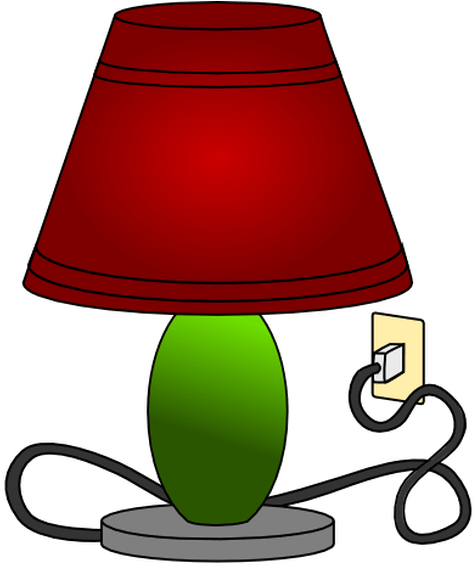 Lamp Table Lamp Light Clip Art At Clkercom Vector Clip - Clip Art Of Lamp (680x680)