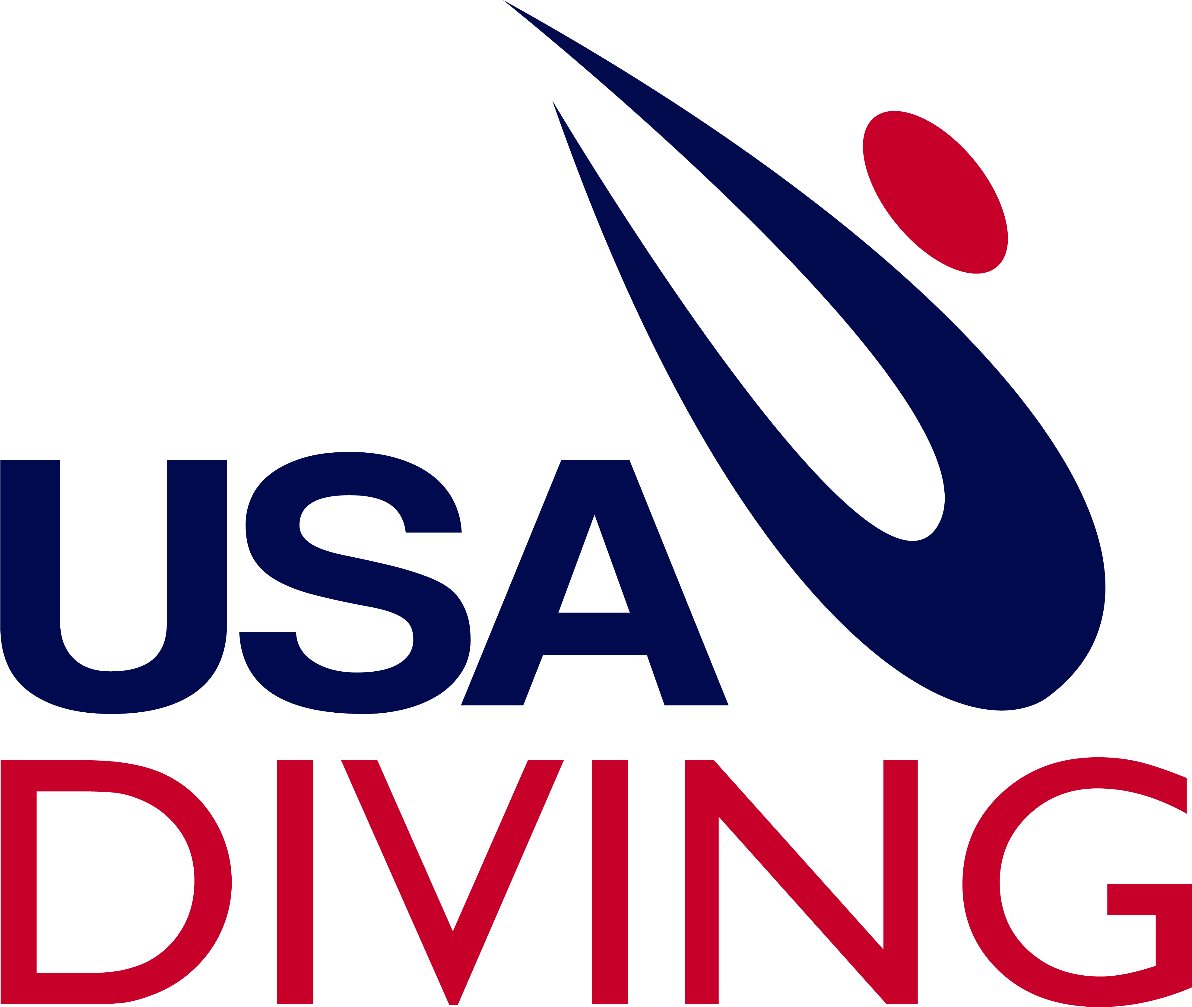 Springboard Diving Logo Www Imgkid Com The Image Kid - Usa Diving (4125x3663)
