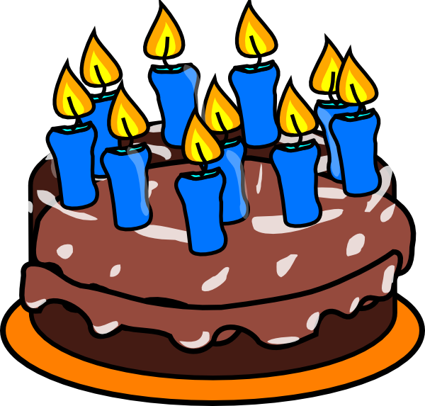 O Years Clip - Birthday Cake Hat Clipart (600x573)