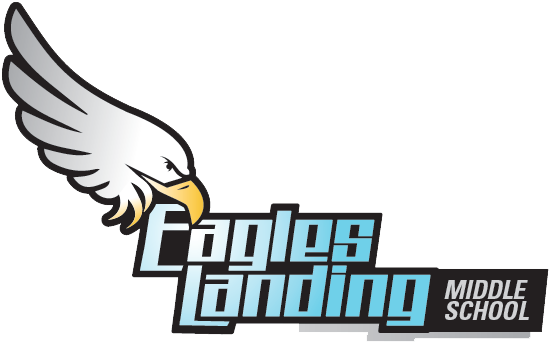 Eagles Landing Middle School - Eagles Landing Middle School Logo (585x377)