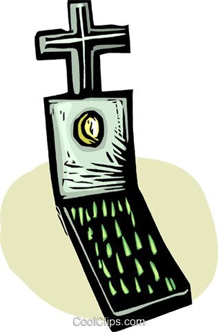 Grave Royalty Free Vector Clip Art Illustration - Cross (316x480)