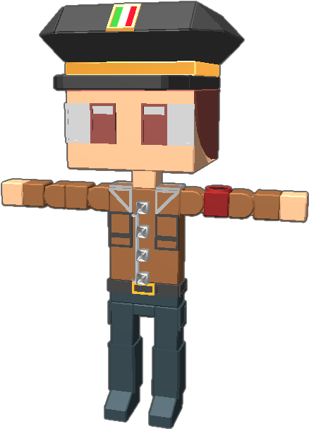 Leader Of Fascist Italy - Cartoon (768x768)