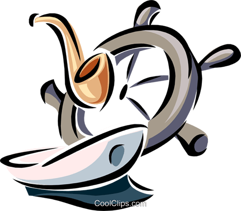 Maritime Motif Royalty Free Vector Clip Art Illustration - Illustration (480x419)