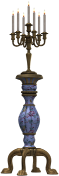 Žvakidės,senas Menas - Old Candles Png (500x375)
