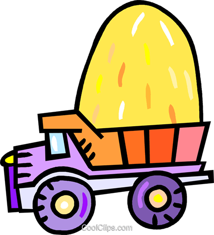Dump Trucks Royalty Free Vector Clip Art Illustration - Vehicle (438x480)