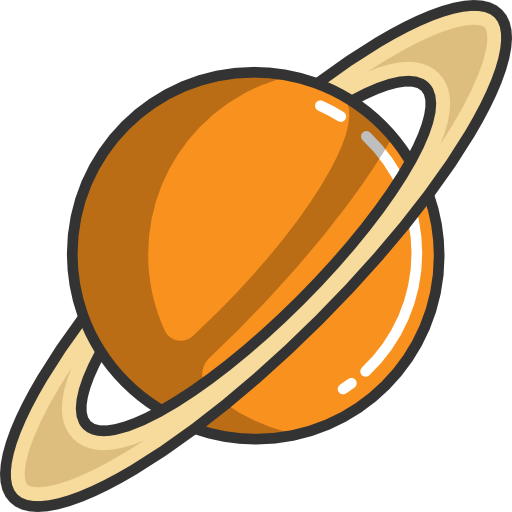 Jpg Library Download Miscellaneous Astronomy Planet - Saturn Planet Icon Png (512x512)