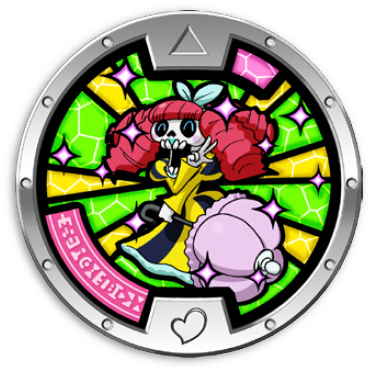 Skelebella Medal - Yo Kai Watch Blizzaria Medal (384x384)