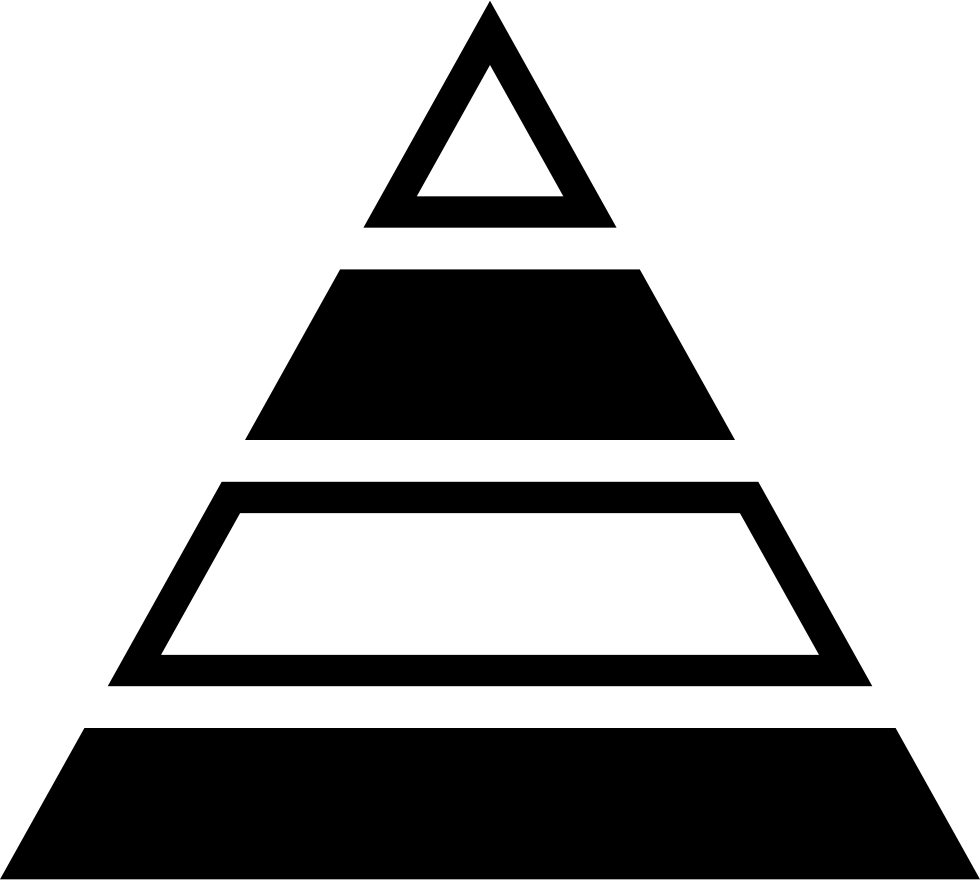 Striped Triangular Shape Comments - Icon (980x880)