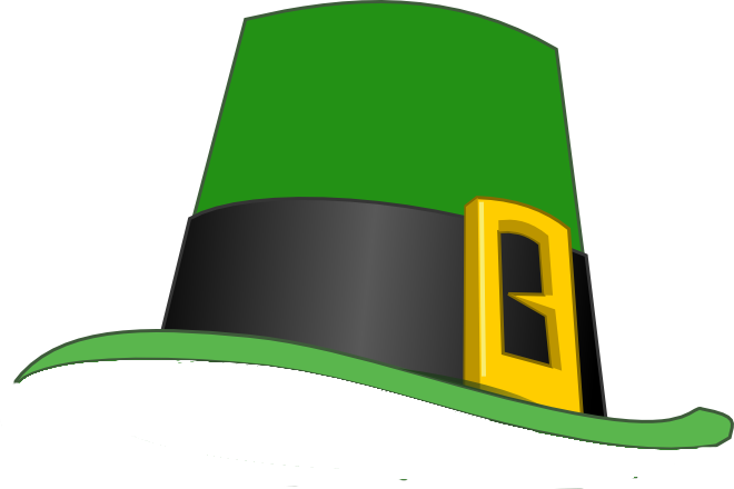 Left Leprechaun Hat , 27 Jan 2014 - Leprechaun Hat Clip Art (660x440)