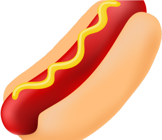 Hot Dogs Clipart Border - Cartoon Hot Dog Clipart (640x480)