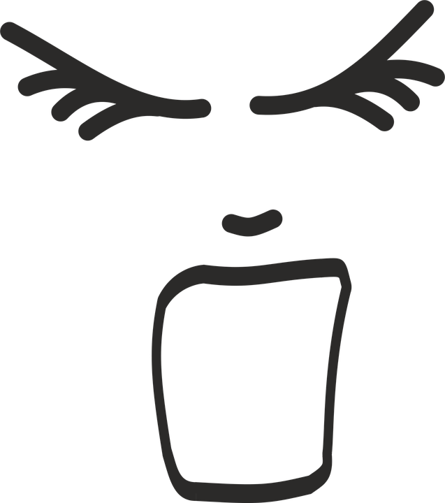 Face Clipart Transparent - Clip Art Screaming Face (637x720)