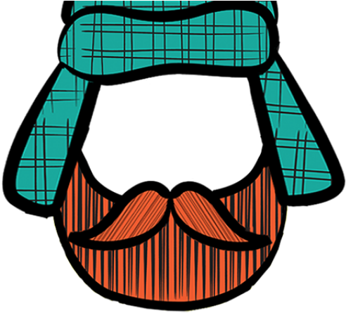 Beard Clipart Lumberjack Beard - Drawing (640x480)